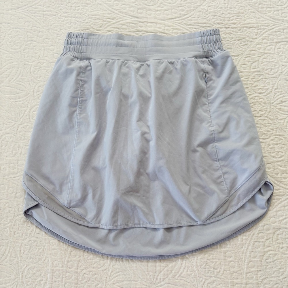 Lululemon Hotty‎ Hot High-Rise Athletic Skort (Long), Pastel Blue Sz 8